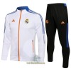 Real Madrid Trainingsjack Pak 2021-22 Witte - Heren